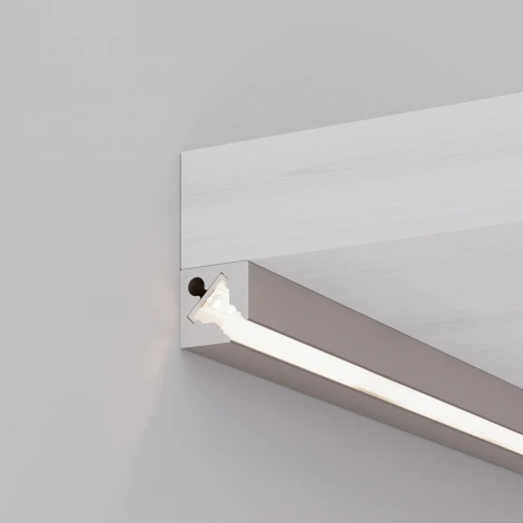 Профиль c экраном SL-KANT-H10-SQUARE-2000 CHAMPAGNE GOLD (Arlight, Алюминий+пластик) 055320