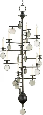 Подвесная люстра Alfa Light F1124-09 (220V, на цепи, свеча)