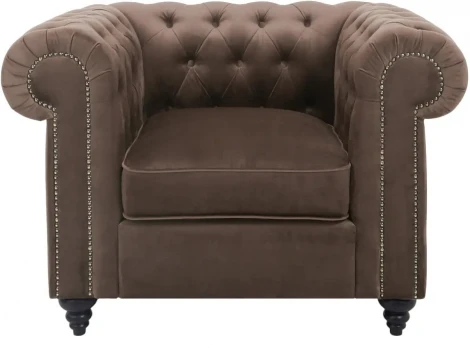 Кресло Chester Classic ОГОГО (арт.665410), (Ткань/Шоколадный)
