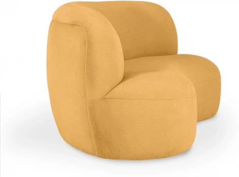 Диван Patti 1900 ОГОГО (арт.853232), (Мех/Светло-коричневый)