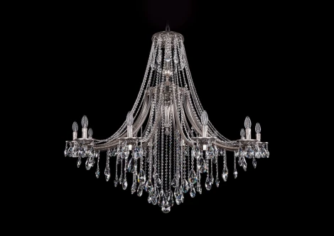 Подвесная люстра Bohemia 1771 1771/12/490/B/NB