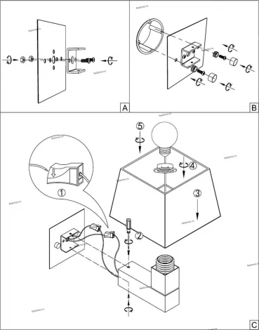 Бра Mantra Tecnico Bahia 5235+5238+5171 (220V)