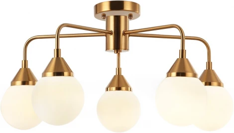 Потолочная люстра на штанге Stilfort Saturn 2125/03/05P (220V, шарики)