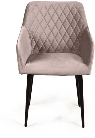 Стул с подлокотниками Robert, бархат пепельно-бежевый 25 Top Concept ROBERT 75429
