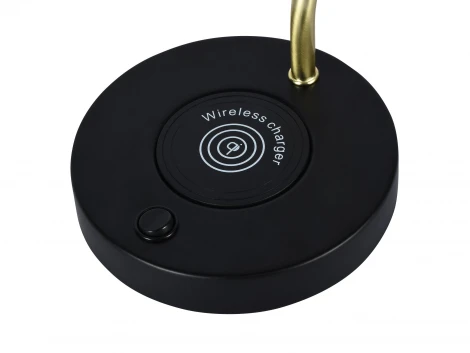 Настольная лампа с беспроводной зарядкой для телефона с выключателем IP21 Zortes Desklight ZRS.1066.04