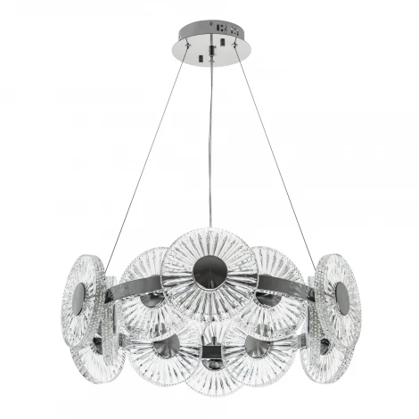 Подвесная люстра светодиодная с пультом с регулировкой цветовой температуры Modelux MODESTYLE MS.1831.12 CR