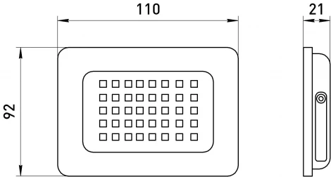 Прожектор уличный светодиодный ЭРА LPR-02 LPR-023-W-65K-030