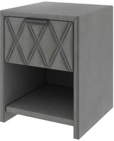 PROxSON Тумба Side (Ткань: Велюр Forest 520 Темно-серый) 44x45