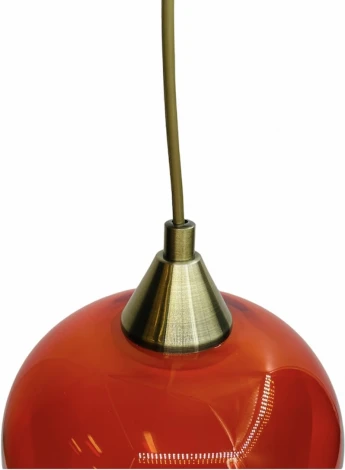 Подвесной светильник 33 ИДЕИ PND.101.01.01.034.AB-S.26.OR-S.27.WH (220V, на проводе, круглые)