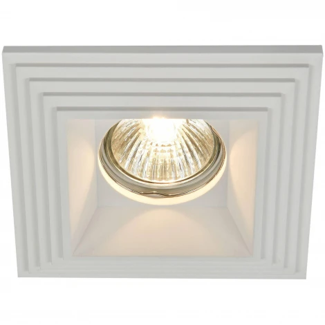 Встраиваемый светильник Gyps Modern GU10 1x35Вт Maytoni Technical DL005-1-01-W (220V)