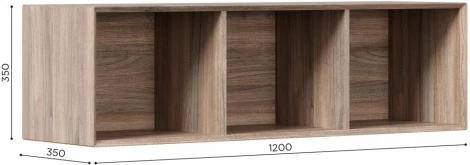 Прихожая Woodville Электра 1200 вяз дымчатый