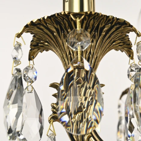 Подвесная люстра Bohemia AL7901 AL79101/6/175 A GB (220V, подвески, на цепи, подсвечник, свеча)