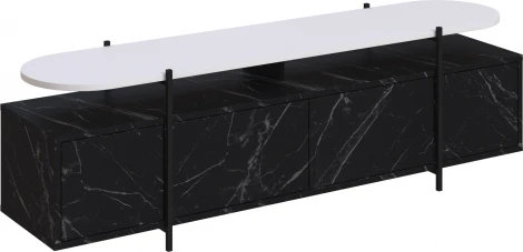ТВ тумба HANLEY TV STAND (Дерево/Белый) LEVE