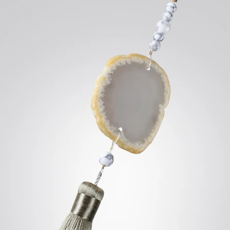 Бра Odeon Light Fiolent 5432/1W золотой(под латунь)/стекло/кисточка/агат E14 1*40W (220V, подвески)