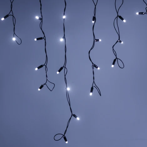 Светодиодная гирлянда ARD-EDGE-PRO-4000x600-BLACK-128LED-MILK-STD White (230V, 8W) (IP65)