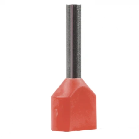 Наконечник штыревой втулочный изолированный 25 шт. Stekker 50402