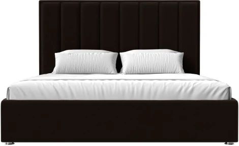 Кровать интерьерная Афродита 200 (Коричневый/Микровельвет) Лига Диванов арт.120615