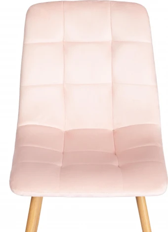 Стул CHILLY (mod. 7094-1) / 1 шт. в упаковке (Вельвет,Металл /Розовый )