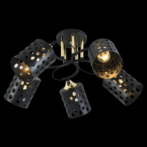 Потолочная люстра на штанге Reluce 01385-0.3-05 BK+FGD (220V)