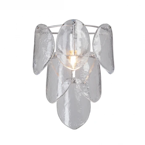 Настенный светильник Vitaluce V5314-9/1A (220V, хрусталь, лепестки)