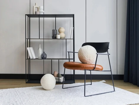 Обеденный стул Arise ОГОГО Обстановочка! (Экокожа/Коричневый,Черный) арт.931758