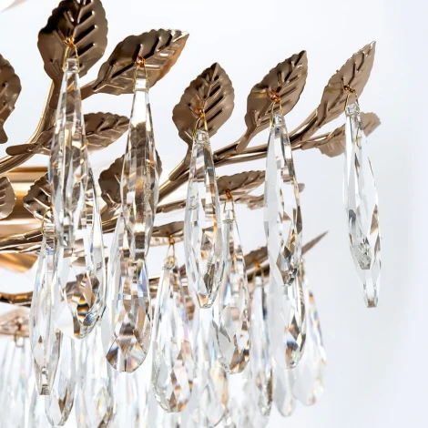 Подвесная люстра хрустальная Modelux MODELUX ML.6747.5 GD