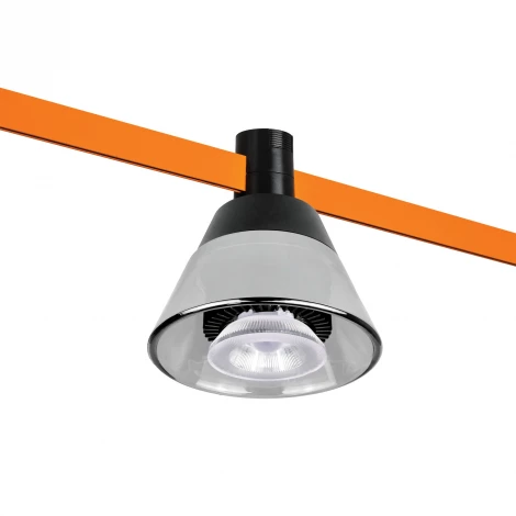 Трековый светильник низковольтный светодиодный 48V 6W черный 4000K Lightstar Due Hermes 210947