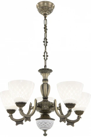 Подвесная люстра Arte Milano AM343837 343837/5 AB (220V, на цепи)