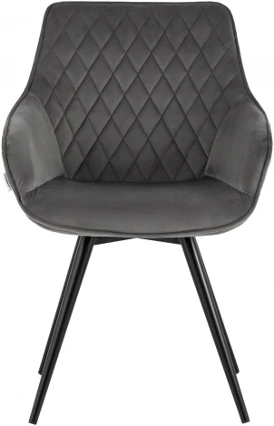 Стул вращающийся Сеул велюр темно-серый УТ000035941