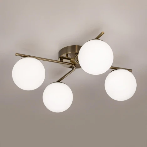 Потолочная люстра RGB на штанге Citilux Адам Смарт CL228A143 (LED, 220V, умный дом - Алиса, Маруся, Салют, шарики)