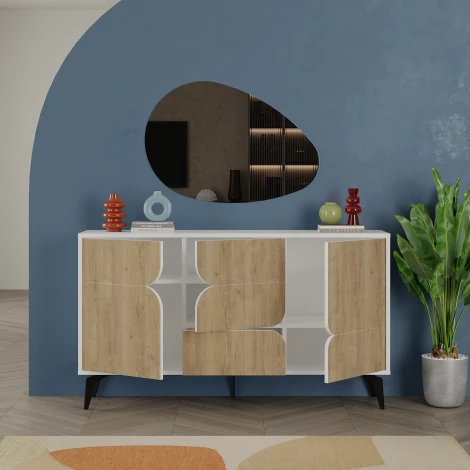 Комод SPARK CONSOLE (ЛДСП/Белый) LEVE