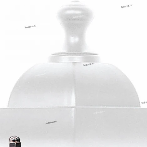 Бра уличное Horoz Erguvan, 1 плафон, белый с прозрачным