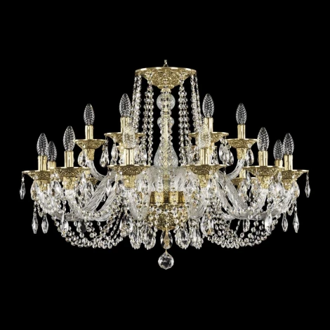 Подвесная люстра Bohemia Ivele Crystal 16102/12+6/300 G