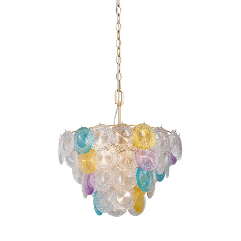 Подвесная люстра Vitaluce V5295-8/6+3+3+1 (для детской, 220V, на цепи, круглые)