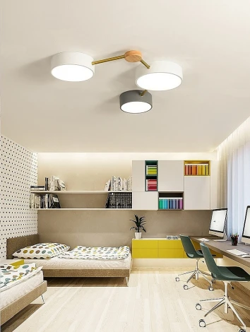 Потолочный светильник светодиодный круглый Lightera Tizzo LE239PL-3WG