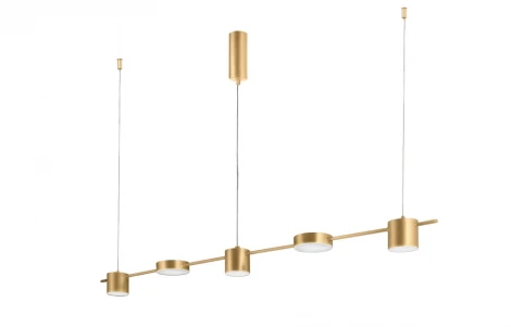 Подвесной светильник Crystal Lux Tristan SP5 L1200 GOLD (LED, 220V, на тросе)