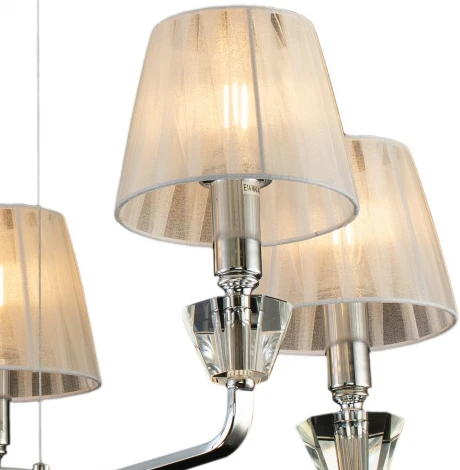 Подвесная люстра ILLUMICO IL5274-5N-27 CR (220V, на тросе)