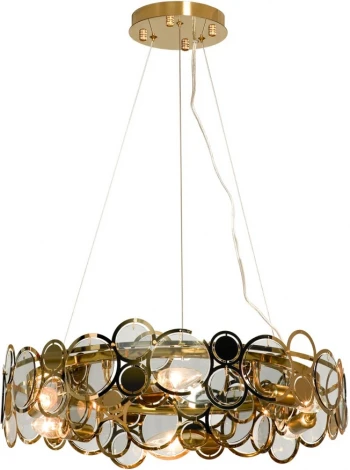 Подвесная люстра Lussole LGO Lauderdale LSP-7219 (220V, на тросе, круглые)