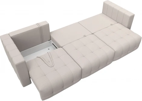 Диван прямой Лига-052 НПБ Лонг Лига Диванов (Замша) арт.128795