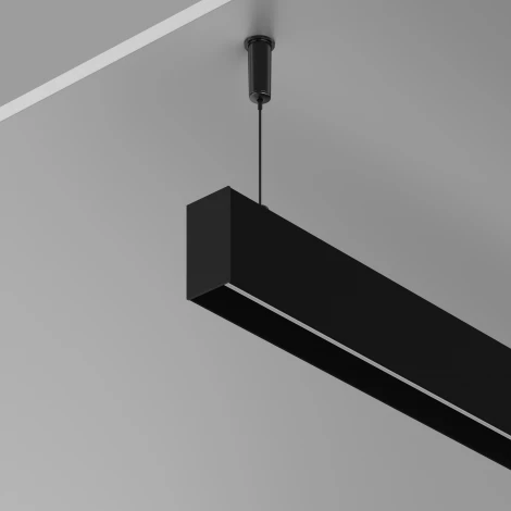 Алюминиевый профиль накладной-подвесной 25x42 черный, 2 м, ALM-2542-B-2M Maytoni 633010