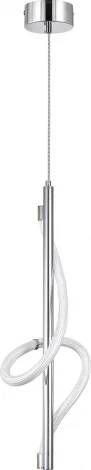 Подвесной светильник с гибким неоном (14025/1P Chrome) Indigo Intreccio V000145L (LED, 220V, на проводе)