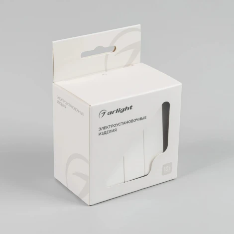 Механизм выключателя трехклавишный непроходной SWT-MK03-PL-WH-V (250V, 10A) (Arlight) 049896