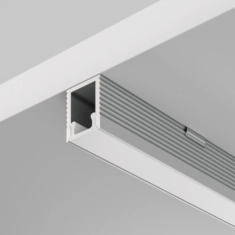 Алюминиевый профиль накладной 8x9 серебро 2 м Maytoni Led Strip 631010