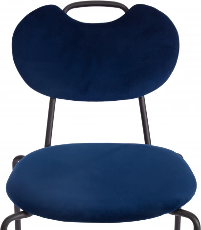 Обеденный стул Tetchair DANTON (Металл,Ткань/Синий)
