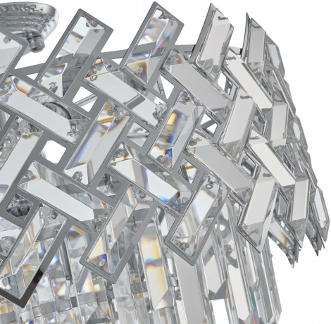 Потолочная люстра хрустальная на штанге Arte Milano Sorrento-8019 378019/7/50/470 CR (220V)