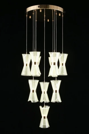 Подвесная люстра каскадная Aployt Charlayn APL.771.06.80 (LED, 220V, на проводе)