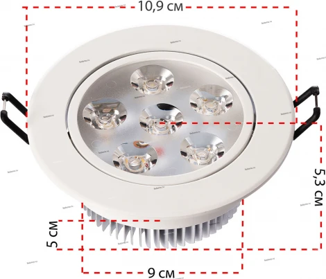 Встраиваемый точечный светильник MW-Light Круз 637013306