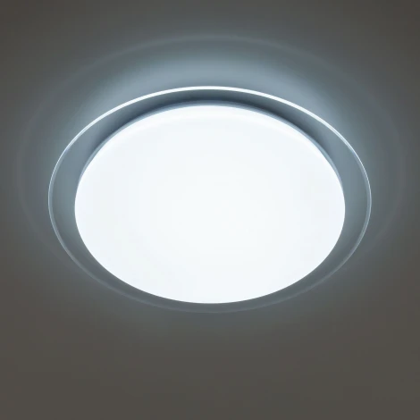 Потолочный светильник RGB круглый Citilux Спутник CL734480G (LED, 220V, пульт управления, круглые, звездное небо)