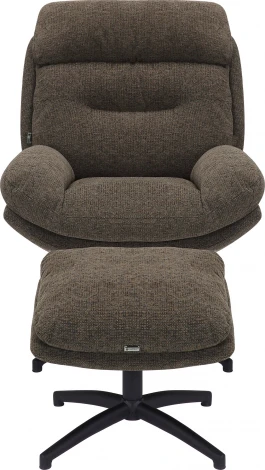 Кресло мягкое Everprof Kiwi Ткань Темно-коричневый