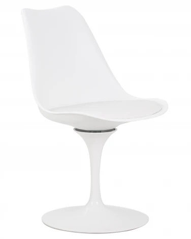 Стул обеденный TULIP (белое основание, цвет белый (W-02))